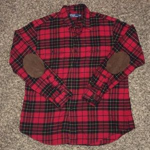 Red polo flannel